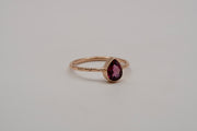 Rhodolite drop