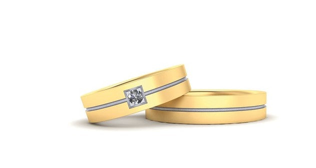 Gold wedding rings
