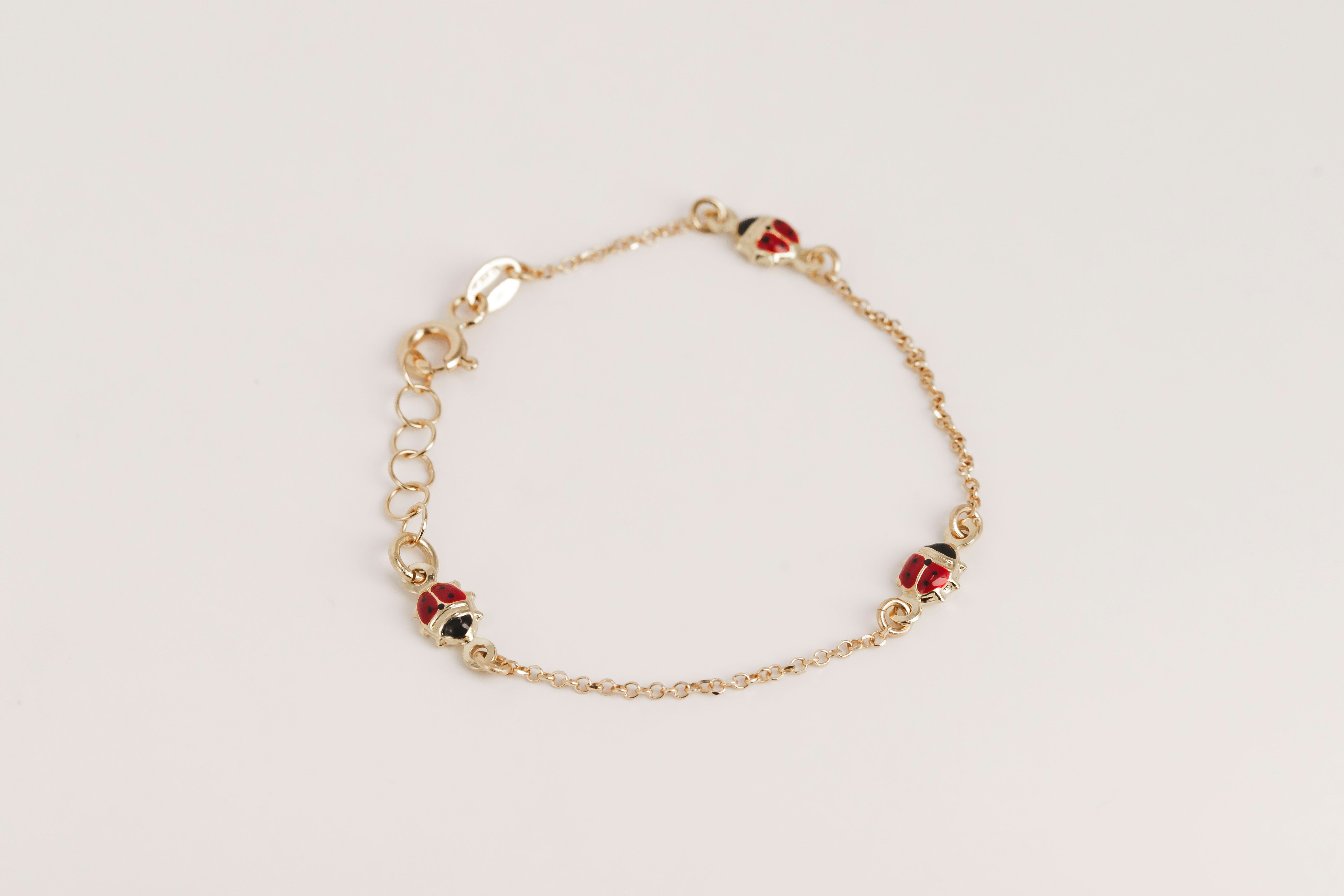 Bracciale portafortuna coccinelle