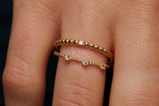 Anello tre diamanti