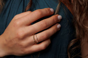 Anello tre diamanti
