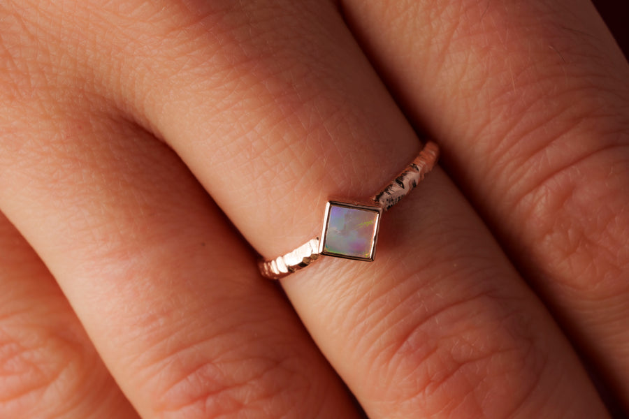 Anello opale crystal
