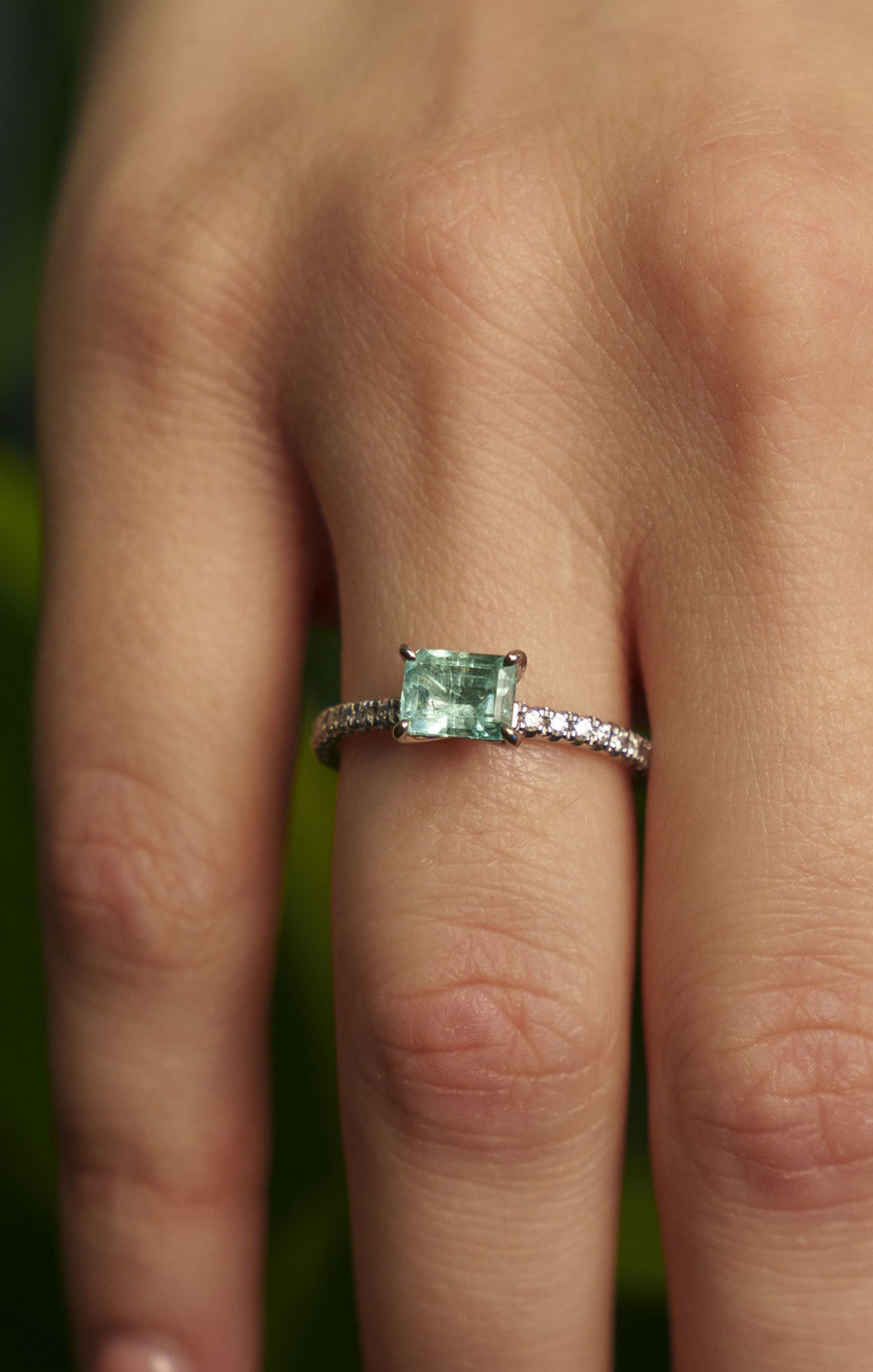 Anello smeraldo