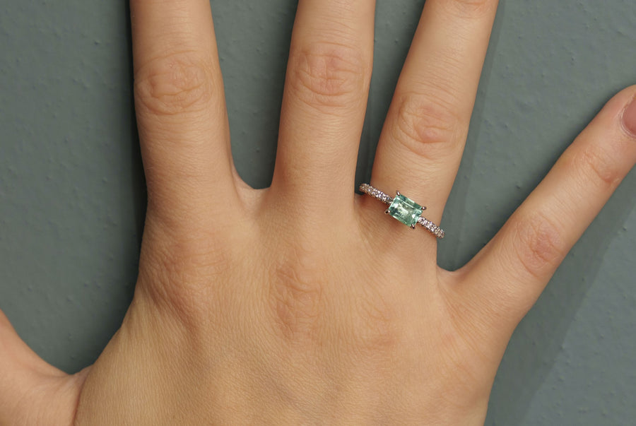 Anello smeraldo