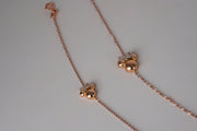 Mouse and diamond bracelet
