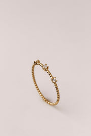 Anello tre diamanti