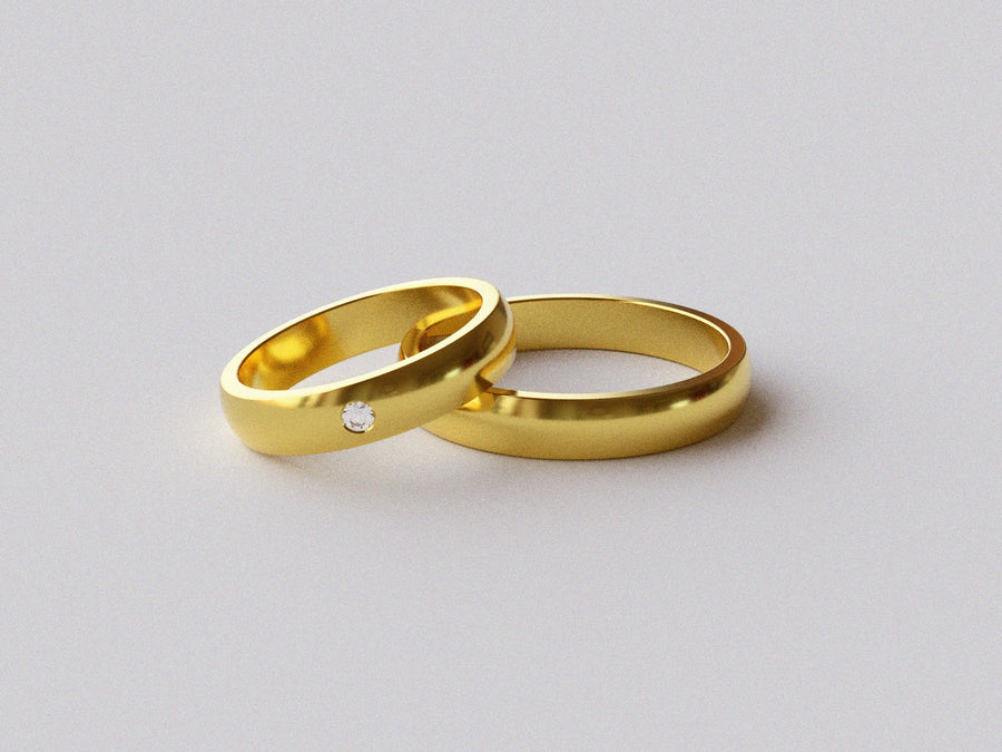 Kopie des Eherings in Gold